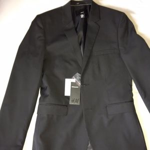 H&M elegant black blazer jacket for men US36-37